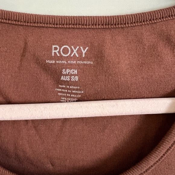 Roxy Brown Women's Crop Top - Picture 3 of 4